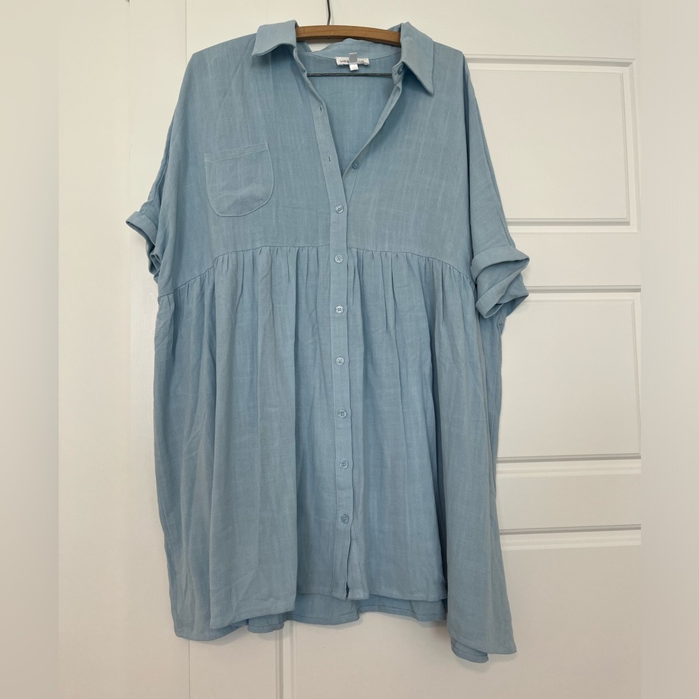 Vestique flowy blue dress